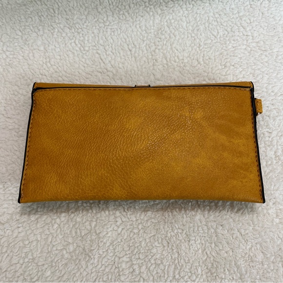 Yellow Wristlet with Detachable Strap - Picture 2 of 6